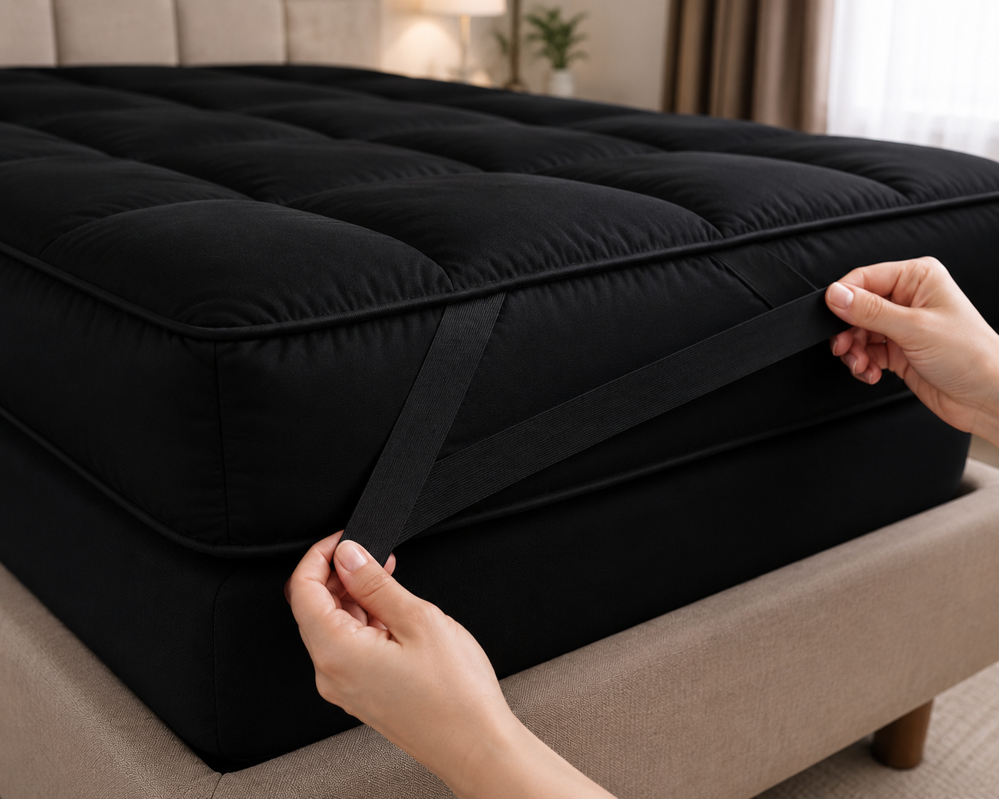 Mattress Topper Black