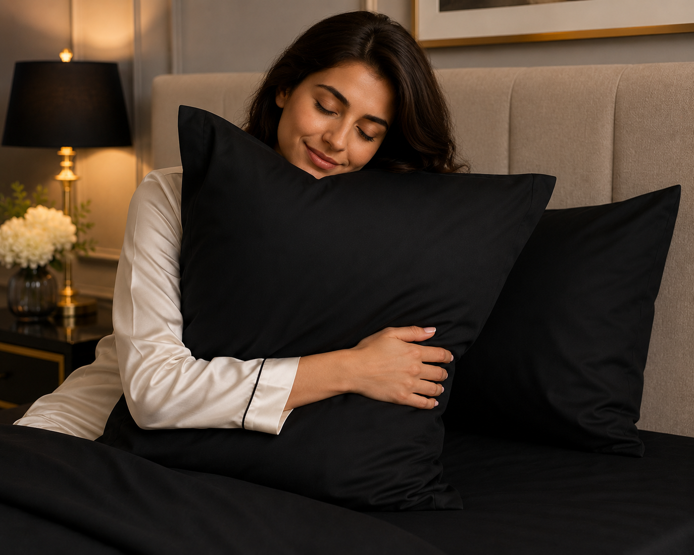 Premium Microfiber Pillow Cases – Set of 4 - Black