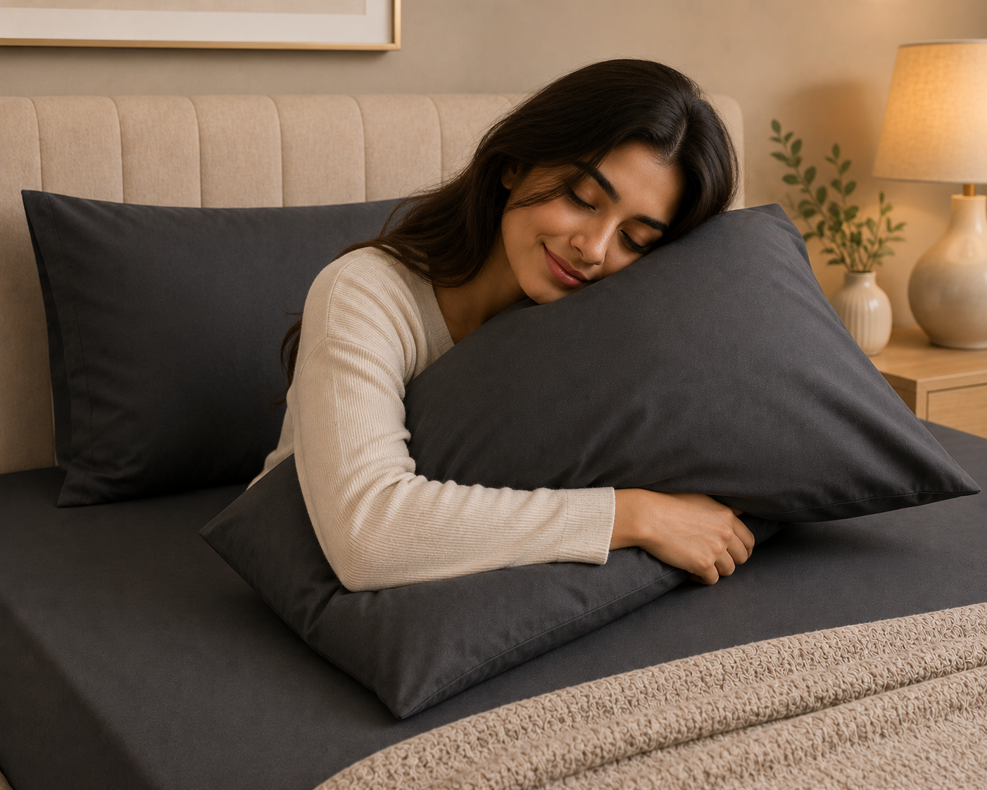 Premium Microfiber Pillow Cases – Set of 4 - Charcoal