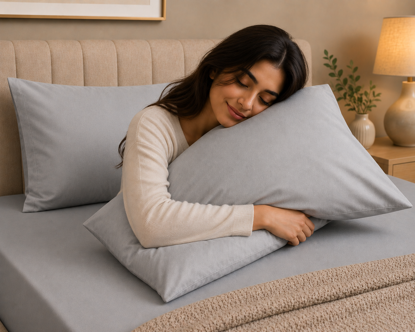 Premium Microfiber Pillow Cases – Set of 4 - Silver