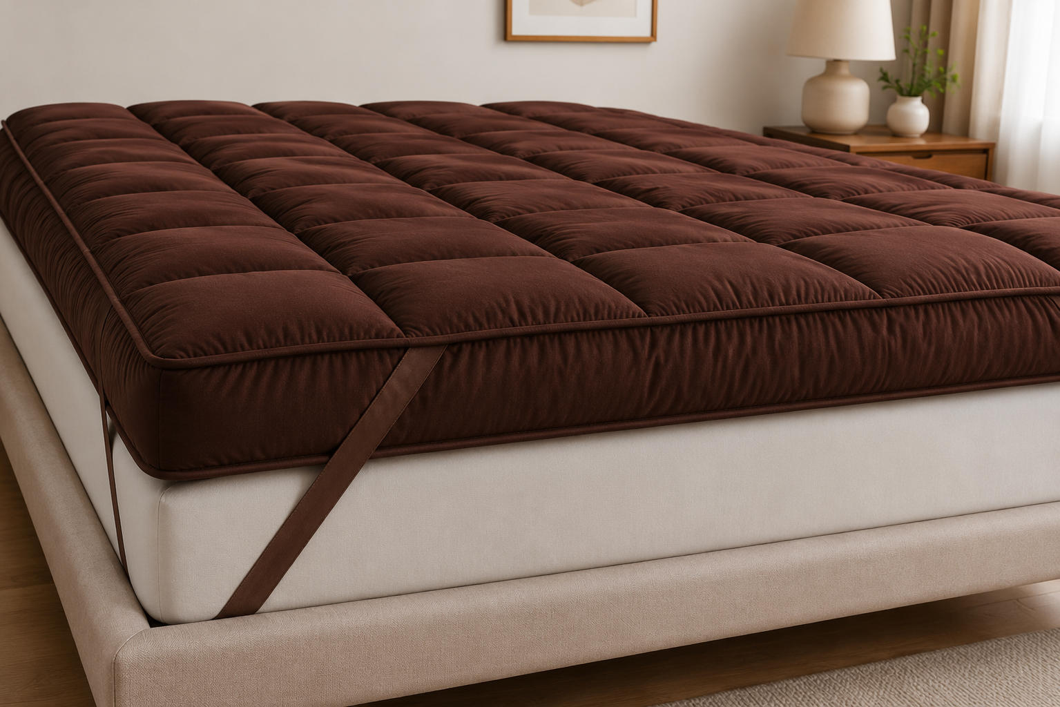 Mattress Topper Brown